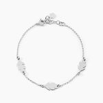 Bracelet Argent Blanc Bakia - Bracelets fantaisie Femme | Marc Orian