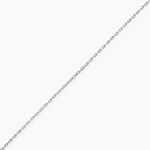 Cha&icirc;ne Claudine Maille For&ccedil;at Argent Blanc - Colliers ras du cou Femme | Marc Orian