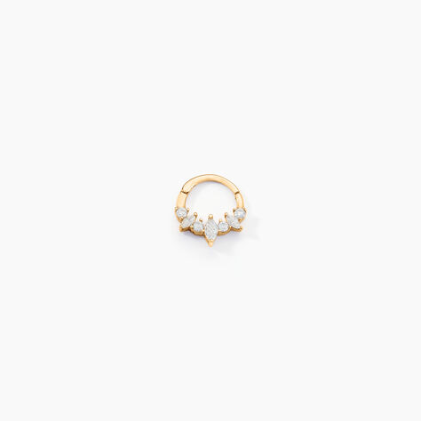 Piercing D'oreille Et/ou De Nez Unitaire Pru Or Jaune Oxyde Zirconium - Piercings Femme | Marc Orian