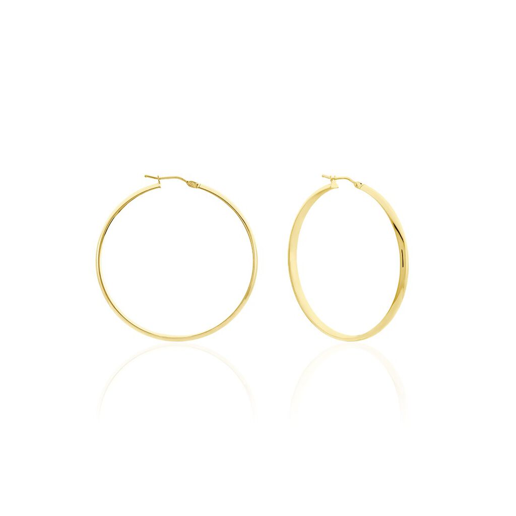 Cr&eacute;oles Shalana Or Jaune - Cr&eacute;oles Femme | Marc Orian