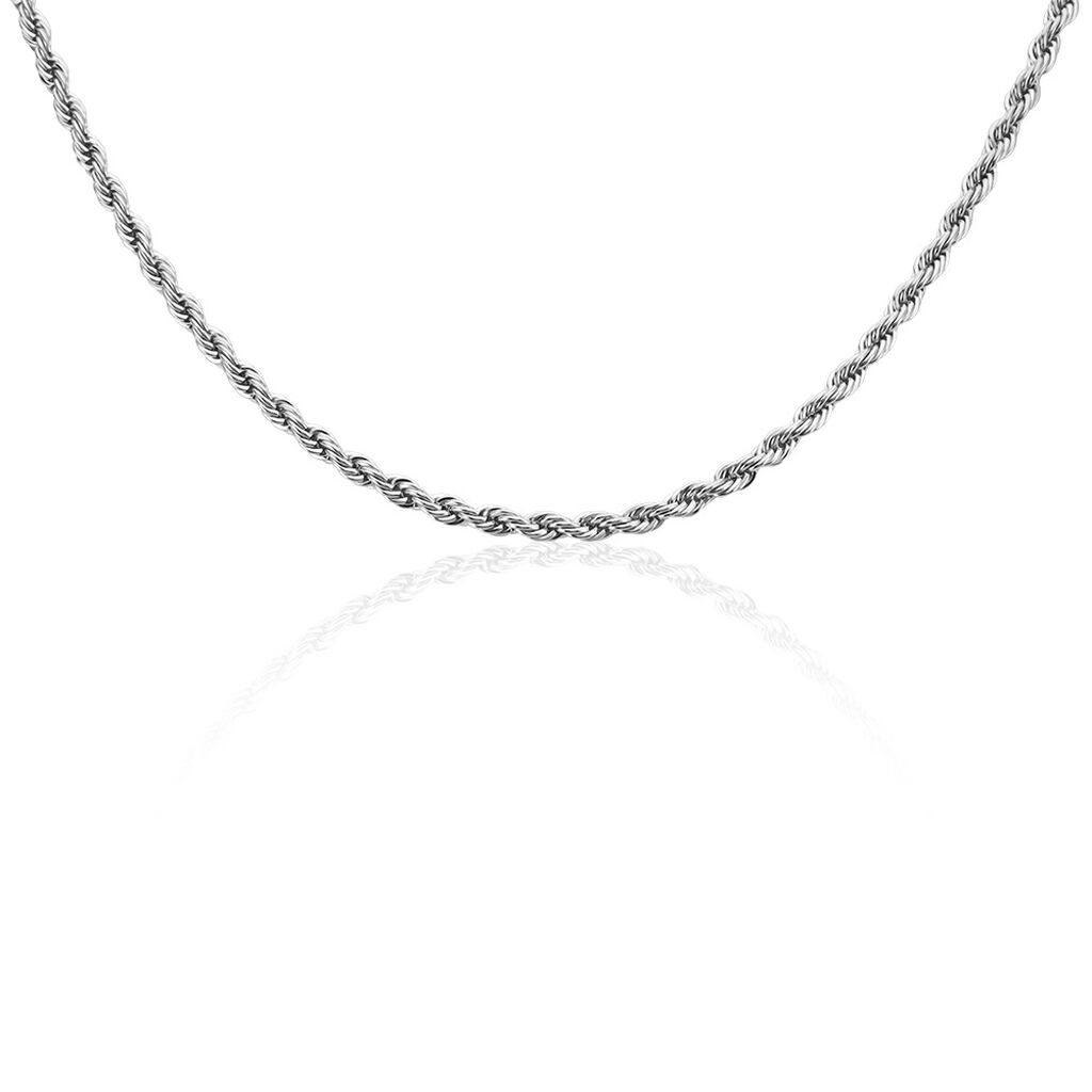 Collier Phebus Him Acier Blanc - Colliers fantaisie Homme | Marc Orian