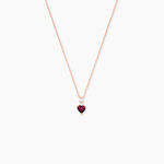 Collier Or Rose Samanta Rhodolite - Colliers avec pierres Femme | Marc Orian