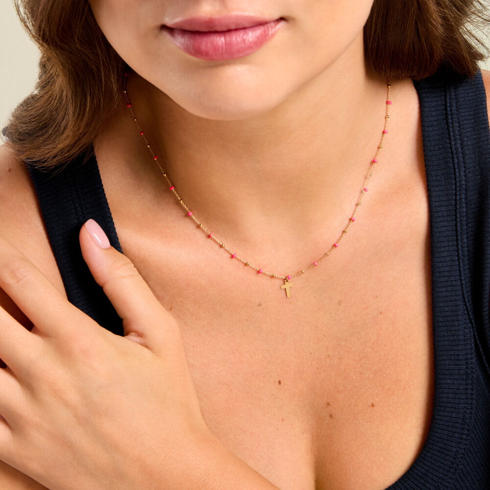 Collier Krystle Argent Dor&eacute; A L'Or 750/1000 - Colliers ete Femme | Marc Orian