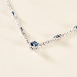 Collier Gemmie Argent Blanc Oxyde De Zirconium - Colliers avec pierres Femme | Marc Orian
