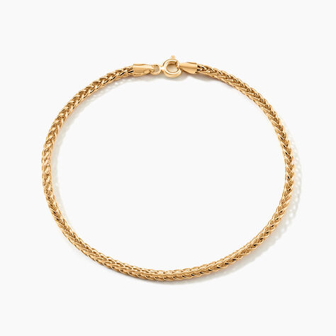 Bracelet Jany Maille Palmier Or Jaune - Bracelets mailles Femme | Marc Orian