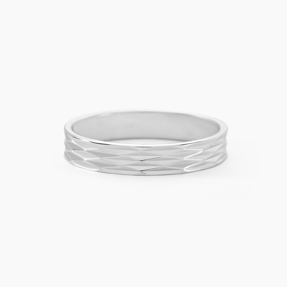 Alliance Harmonia Or Blanc - Alliances duo Unisex | Marc Orian
