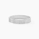 Alliance Harmonia Or Blanc - Alliances duo Unisex | Marc Orian