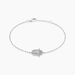 Bracelet Mafatma Argent Blanc Oxyde De Zirconium - Bracelets chaînes Femme | Marc Orian