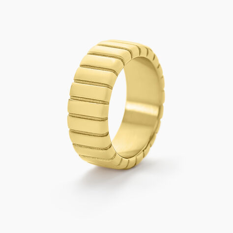 Bague Mira Acier Jaune - Bagues dorées Femme | Marc Orian
