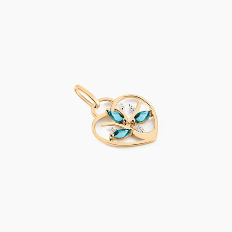 Pendentif Baylee Or Jaune Topaze Oxyde De Zirconium - Pendentifs Femme | Marc Orian