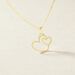 Pendentif Eudocie Coeurs Diamantes Or Jaune - Pendentifs Femme | Marc Orian