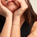 Bracelet Court Argent Blanc Lylwenn Oxyde De Zirconium - Bracelets fantaisie Femme | Marc Orian