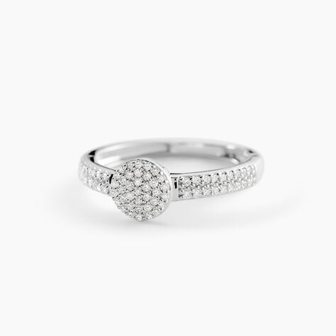 Bague Lisyae Or Blanc Diamants - Parures de mariage Femme | Marc Orian