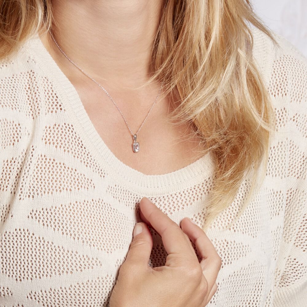 Collier Paulienne Argent Blanc Oxyde De Zirconium - Colliers avec pierres Femme | Marc Orian