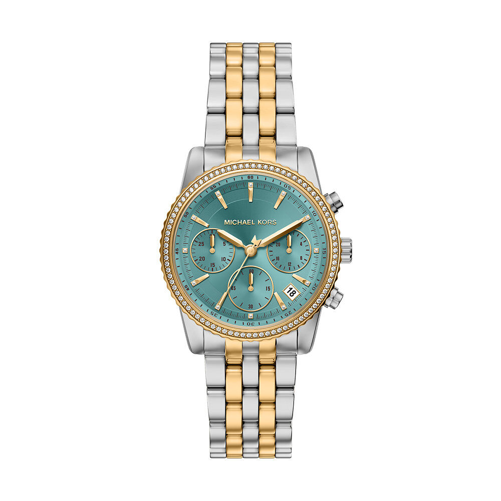 Montre Michael Kors Mini Bryant Turquoise - Montres &eacute;tanches Femme | Marc Orian