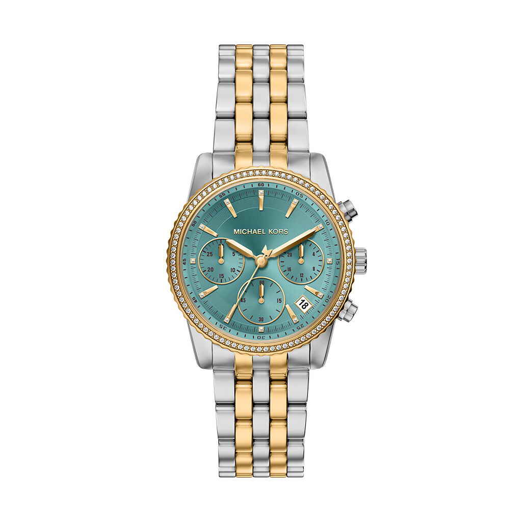 Montre Michael Kors Mini Bryant Turquoise - Montres &eacute;tanches Femme | Marc Orian