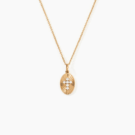 Collier Embrasement Plaqué Or Jaune Oxyde De Zirconium - Colliers avec pierres Femme | Marc Orian