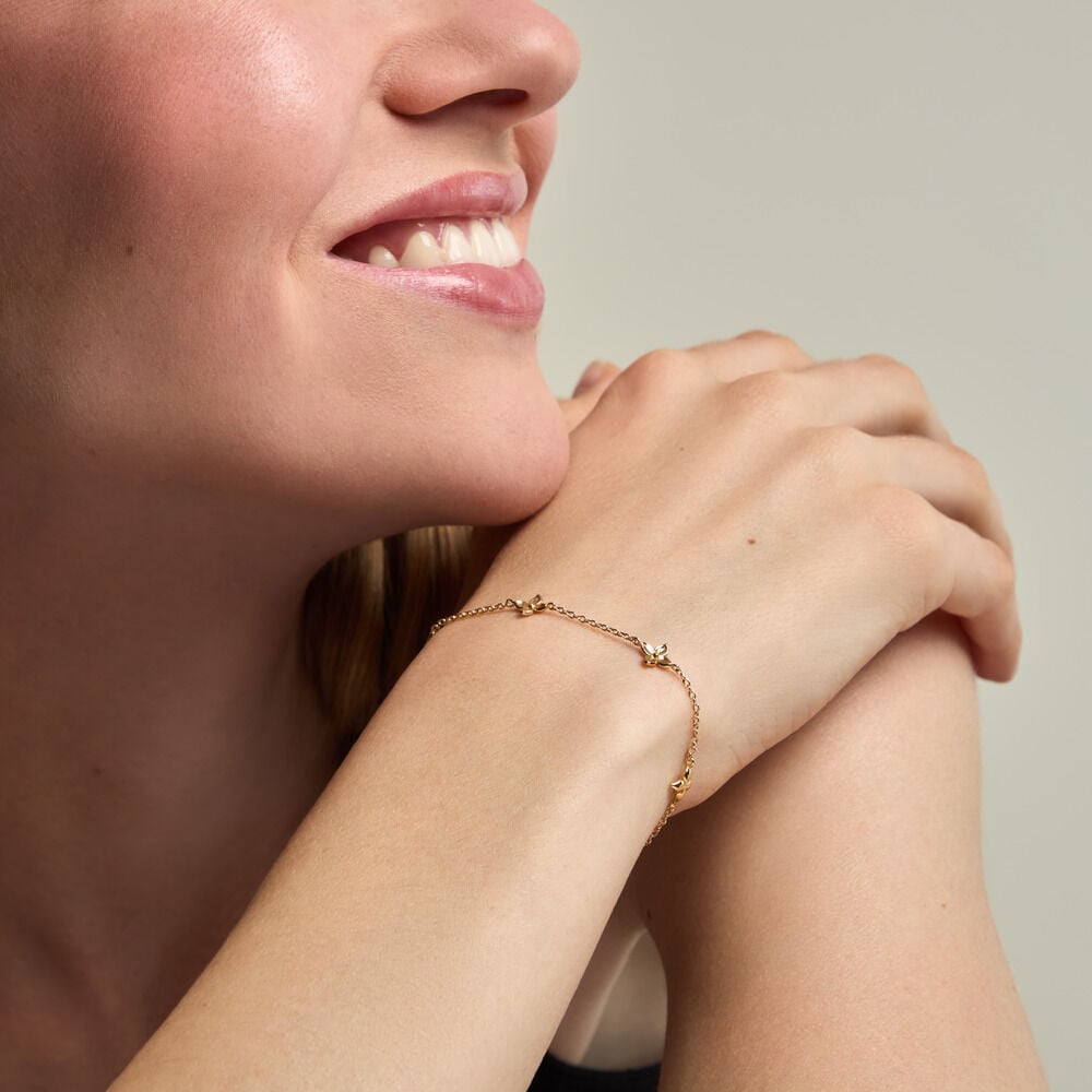 Bracelet Monika Argent Dor&eacute; A L'Or 750/1000 - Bracelets cha&icirc;nes Femme | Marc Orian