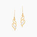 Boucles D'Oreilles Pendantes Suresh Or Jaune Oxyde De Zirconium - Pendantes Femme | Marc Orian
