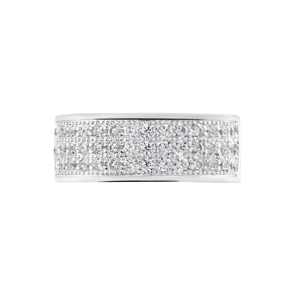 Bague Cecelia Argent Blanc Oxyde De Zirconium - Bagues avec pierre Femme | Marc Orian