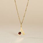 Pendentif Helidie Coccinelle Lettre Or Jaune - Pendentifs Enfant | Marc Orian