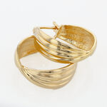 Cr&eacute;oles Kuma Plaqu&eacute; Or Jaune - Cr&eacute;oles Femme | Marc Orian