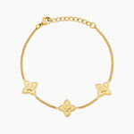 Bracelet Mirena Acier Jaune - Bracelets cha&icirc;nes Femme | Marc Orian