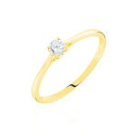 Bague Solitaire Solenia Or Jaune Diamant - Solitaires Femme | Marc Orian