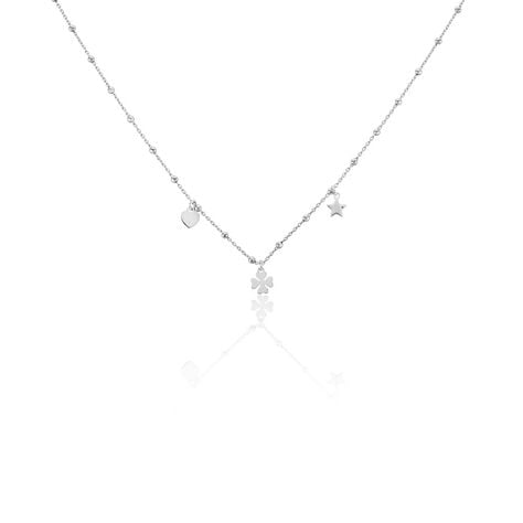Collier Shyama Argent Blanc - Colliers ras du cou Femme | Marc Orian