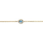 Bracelet Zihna Plaqu&eacute; Or Jaune Pierre De Synth&egrave;se Oxyde - Bracelets fantaisie Femme | Marc Orian