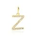 Pendentif Lettre Z Or Jaune Oxyde - Pendentifs Famille | Marc Orian