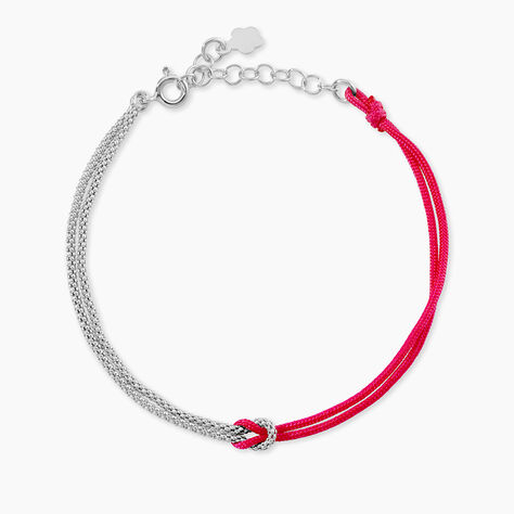 Bracelet Anicha Argent Blanc - Bracelets cordons Femme | Marc Orian