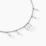 Collier Didem Argent Blanc Perle De Culture - Colliers avec pierres Femme | Marc Orian