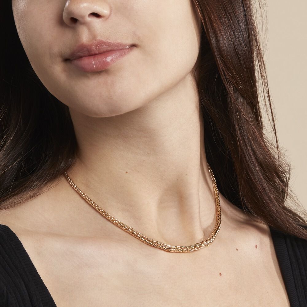 Collier Jany Danilo Maille Palmier Or Jaune - Colliers ras du cou Femme | Marc Orian
