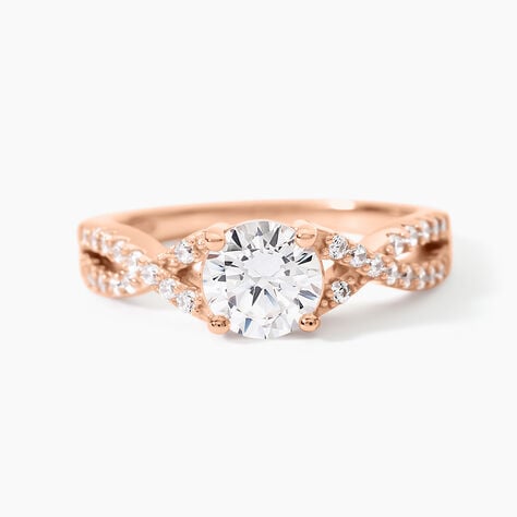 Bague Karin Argent Rose Oxyde De Zirconium - Bijoux fantaisie Femme | Marc Orian