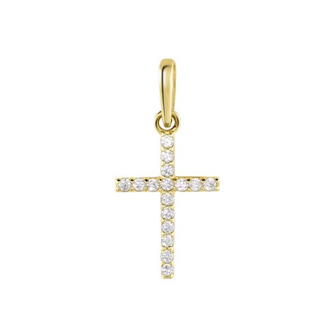 Pendentif Allen Or Jaune Oxyde De Zirconium - Pendentifs Famille | Marc Orian