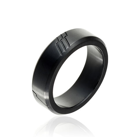 Bague Andrei Acier Noir - Bijoux fantaisie Homme | Marc Orian