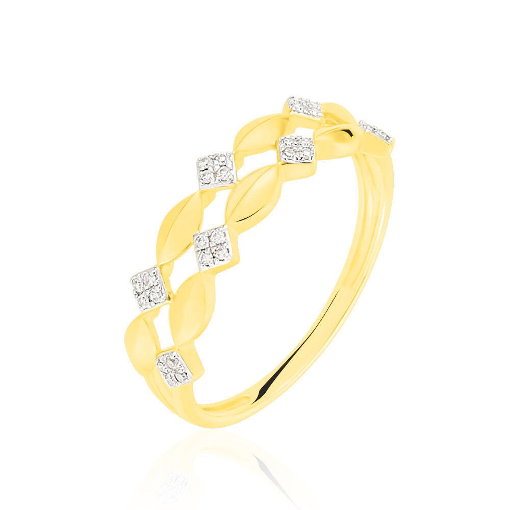 Bague May-linae Or Jaune Diamant - Bagues pierres précieuses Femme | Marc Orian