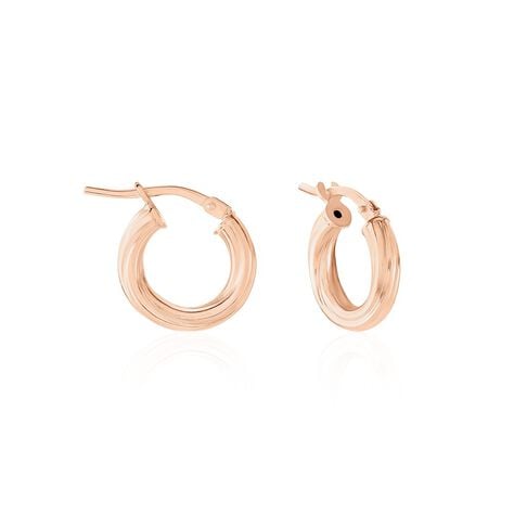 Cr&eacute;oles Maia Argent Rose - Cr&eacute;oles Femme | Marc Orian