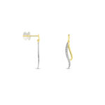 Boucles D'oreilles Pendantes Or Jaune Maaria Diamants - Pendantes Femme | Marc Orian