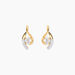 Boucles D'oreilles Sagesse Or Jaune Oxyde Oxyde - Puces Femme | Marc Orian
