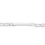 Bracelet Identit&eacute; Zak Argent Blanc - Gourmettes Homme | Marc Orian