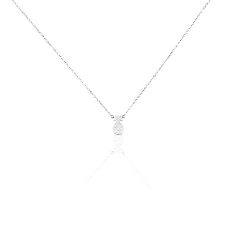 Collier Jessenia Argent Blanc - Colliers ras du cou Femme | Marc Orian