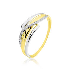 Bague Bodil Or Bicolore Diamant - Bagues Femme | Marc Orian
