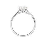 Bague Solitaire Athena Or Blanc Diamant - Parures de mariage Femme | Marc Orian