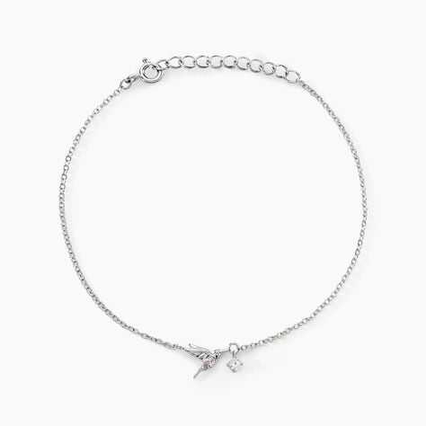 Bracelet Myrna Argent Blanc Oxyde De Zirconium - Bracelets fantaisie Femme | Marc Orian