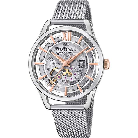 Montre Festina Automatic Squelette - Montres automatique Femme | Marc Orian