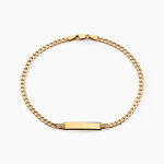 Bracelet Identit&eacute; Genevra Or Jaune - Gourmettes Femme | Marc Orian