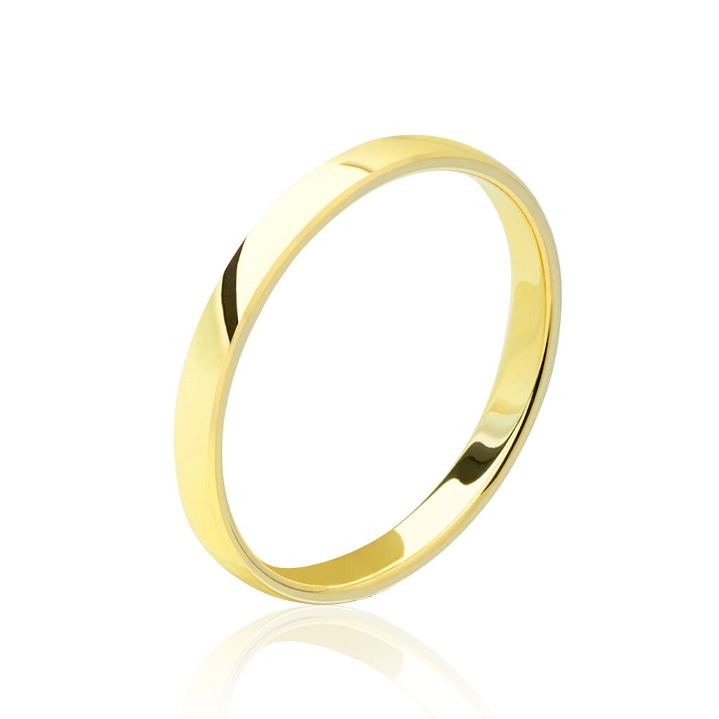 Alliance Ruban Bombe Or Jaune - Alliances classiques Famille | Marc Orian
