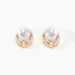 Boucles D'oreilles Puces Aloys Or Jaune Perle De Culture - Puces Femme | Marc Orian